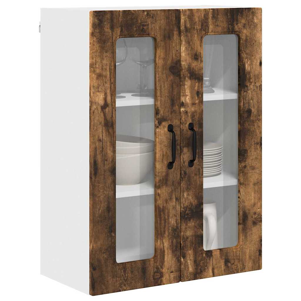 Kitchen Wall Cabinet Smoked Oak 60 x 31 x 80 cm Engineered Wood